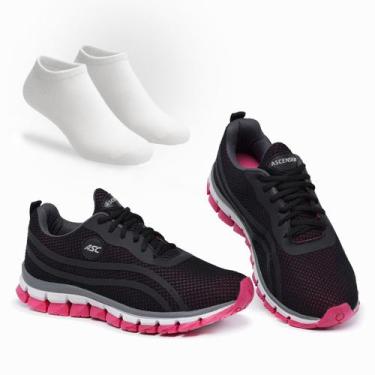 Imagem de Tênis Feminino Ascension Com Meia Básica  Conforto e Versatilidade no 