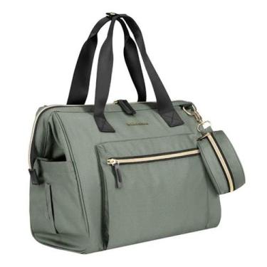 Imagem de Bolsa maternidade luxo maxi army green (verde) - kikka boo