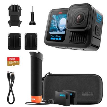 Imagem de Câmera Gopro Hero 13 Bundle Com Acessórios Cartão 64gb + Bastão + Bate