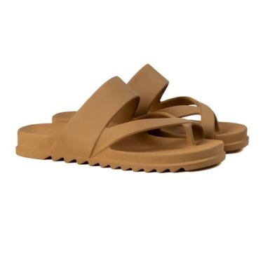 Imagem de Papete Slide Feminina Patrícia  Confortável Segura Casa Banho - Sposat