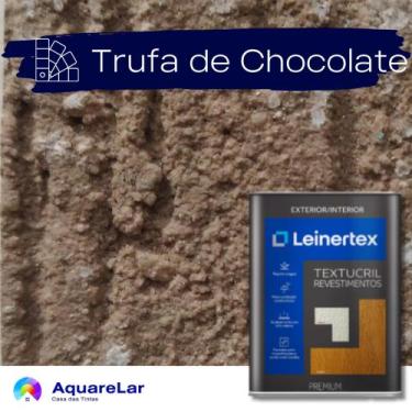 Imagem de RÚSTICO (GRAFIATO) TEXTUCRIL LEINERTEX 23Kg, TRUFA DE CHOCOLATE