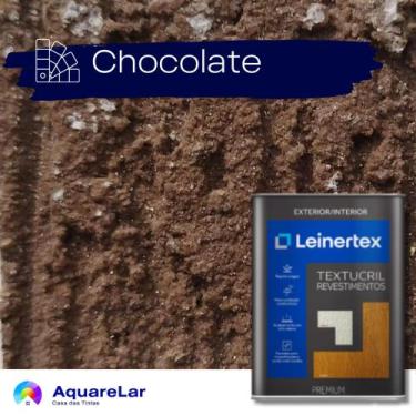 Imagem de RÚSTICO (GRAFIATO) TEXTUCRIL LEINERTEX 23Kg, CHOCOLATE