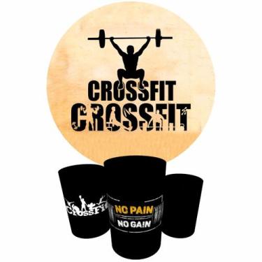 Imagem de Trio Capas Cilindro + Painel Redondo 1,50m Academia - Fadrix, K1ACA000