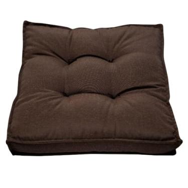Imagem de Almofada Futon 45x45 Assento Turco Colorido Cores Decoraçao Design Shelter(Marrom)