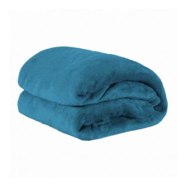 Imagem de Cobertor Soft Microfibra Solteiro Ciano - SLC