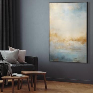 Imagem de Quadro decorativo abstrato - MeMoldura, Chassi Borda Infinita, 120x180