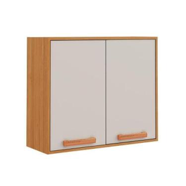 Imagem de Armario Itatiaia Napoles 2 Portas 80cm Cinamomo/Off White