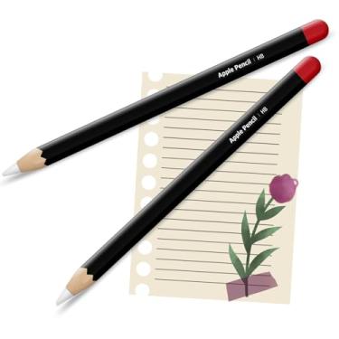 Imagem de Apple Pencil Skin [2 unidades] Capa de vinil premium ultrafina 3M Greenguard Gold Ink Apple Pencil – 2ª geração e Pro (C04)