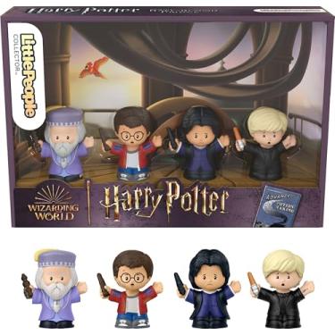 Imagem de Little People Collector Harry Potter and The Half-Blood Prince Special Edition Set for Adults & Fans, 4 Figures in a Display Box