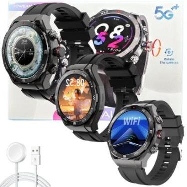 Imagem de Relogio Smart Watch 5g Hw18 Call 2 Recebe E Faz Ligaçoes Android iOS Insta Whatss Tela Amoled Gps-Unissex
