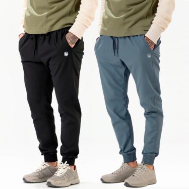 Imagem de Kit 2 Calça Jogger Skinny Tecido Tactel com Elastano Esporte Casual-Masculino