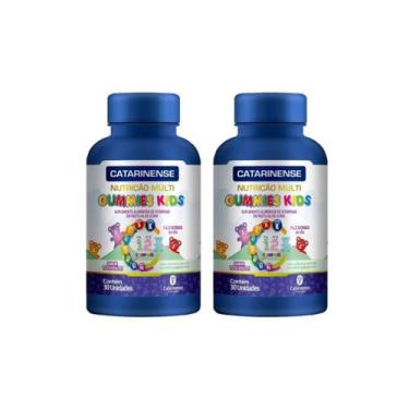 Imagem de Kit 2 Polivitamínico Gummies Kids Com 30 Gomas - Catarinense