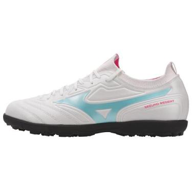Imagem de Chuteira Society Mizuno Regent AS Masculina, Branco, 41
