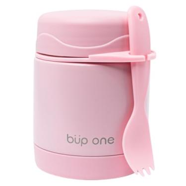 Imagem de Pote Térmico Com Talher 350Ml Rosa Büp One