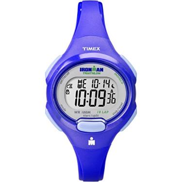 Imagem de Timex Relógio feminino Ironman Essential de 34 mm, Azul oriente, Digital
