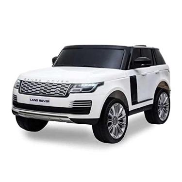 Imagem de Mini Carro Elétrico Land Rover Branco 24V com Banco de Couro, Importway