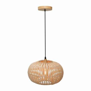 Imagem de Pendente Bio 350 Fibra De Bambu 1xe27