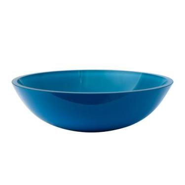 Imagem de Cuba para Banheiros e Lavabos em Vidro 8 mm Redonda 35 cm - Lopazzi, A