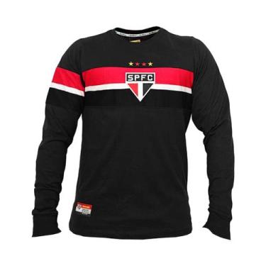 Imagem de Camisa São Paulo Retro Goleiro 2005 Manga Longa Oficial - RetrôMania, 
