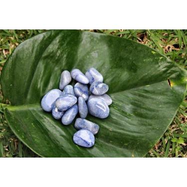 Imagem de Quartzo Azul Pedra Rolada Unitária 3 a 4 cm - no-brand