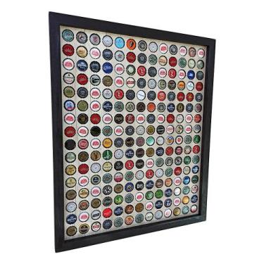 Imagem de Quadro Decorativo Porta Tampinhas - Linha Master Preto - 208 - Co2Beer