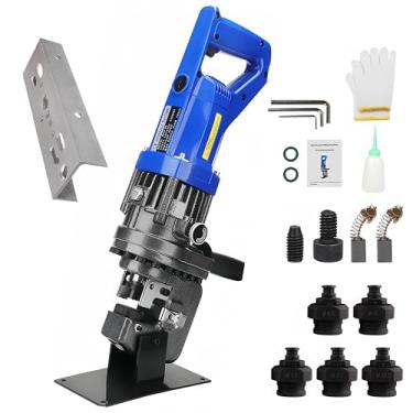 Imagem de KZU Furador Hidráulico Elétrico De 1800 W, Ferramenta Perfuração Por Pressão, Máquina Metal E Cobre Com Matrizes 1/4" 3/8" 1/2" 11/16" 4/5" Para Chapas Aço, Ferro Alumínio