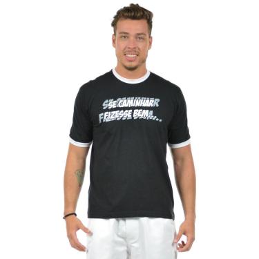 Imagem de Camiseta com frase fenomenal Preto M-Unissex