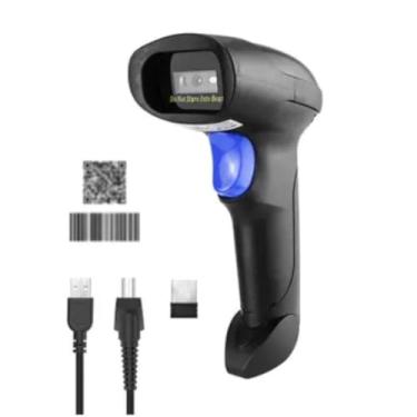 Imagem de Leitor Código De Barras Qr Code CMOS Sem Fio Wireless USB Bluetooth1d 2d Danfe Data Matrix PDF417 EAN J32W