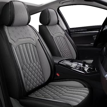 Imagem de TTX LIGHTING Capas Para Assento De Carro Ttx, Conjunto Completo, Compatível Com Toyota 4Runner 2003-2024 2025, Protetor Couro Respirável Airbag, 5 Almofadas, Capa Lindos Padrões (Cinza)