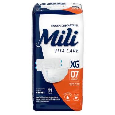 Imagem de Mili fralda descartável Vita Care Adulto, XG