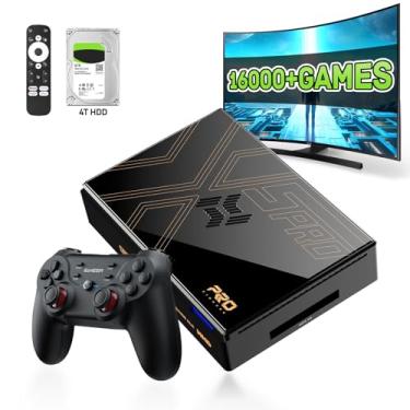 Imagem de Kinhank Super Console X5 Pro Retro Game Console Com Mais De 16.000 Jogos, Emulador De Console Com Sistema De Jogos E Tv, Saída 8K Uhd, Bt 5.0, Rock Chip Rk3588S, Sata 3.1, Controles Sem Fio