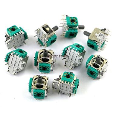 Imagem de 10 peças de substituição para controle Xbox One 3D analógico joystick eixo sensor módulo basculante