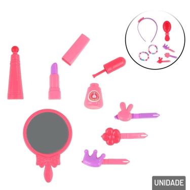 Imagem de KIT Salão de Beleza Infantil Acessórios Sor - Tudo em Caixa