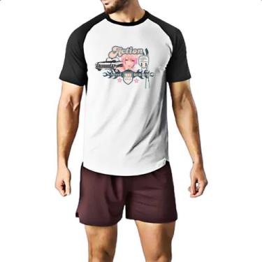 Imagem de Camiseta Raglan Action Girl on the road - Alearts, P