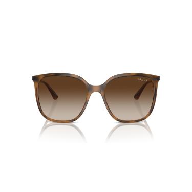 Imagem de Óculos de Sol Vogue Eyewear 0VO5564S 238613 Tam 54 / Marrom Havana - Lentes Marrom