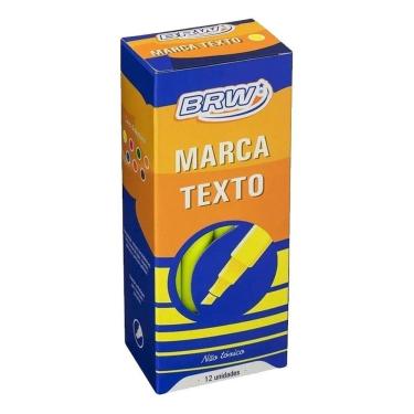 Imagem de Marca-Texto Fluorescente BRW 4x6mm - Uso Geral