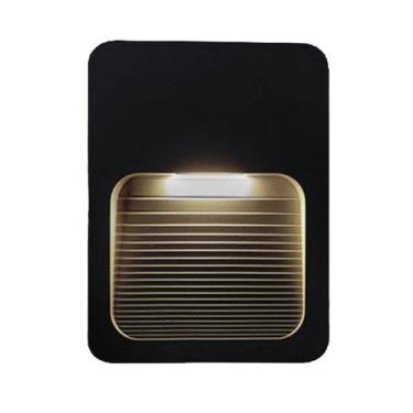 Imagem de Balizador 4x2 Sobrepor Led Fit Slim 2w Parede Escada Muro - Bela Home,