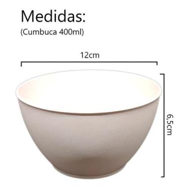 Imagem de Kit 10 Tigela Cumbuca Vermelha Açaí Sobremesa Pote 400ml - VENDEU BEM