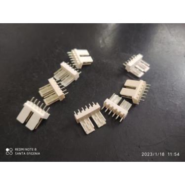 Imagem de 5x Conector Kk 2512 2,54mm 6 Vias Macho 180 Excon