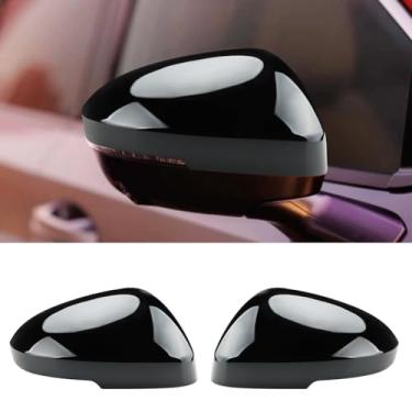 Imagem de DLOVEG Protetor de capa de espelho traseiro compatível com Nissan Kicks 2025 acessórios para Nissan Kicks 2025 capa de espelho decoração exterior