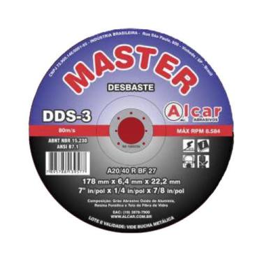 Imagem de Disco de Desbaste PX00 9" x 1/4" x 7/8" - Alcar DD0RN0076