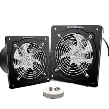 Imagem de 6 Inch,Exaustor do banheiro de 14 polegadas, Extrator de ventilação com válvula de retenção anti-refluxo, Exaustor do banheiro para montagem na parede/janela para cozinha, Garagem