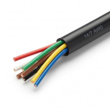 Imagem de Cabo de reboque RV de cabo condutor de 7 vias de calibre 14 pesado, 30 '(Pena de leste)