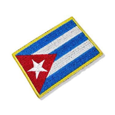 Imagem de BP0010-001 Bandeira Cuba Patch Bordado 7,5x5,0cm - BR44