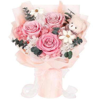 Imagem de Buquê de flores preservadas SOLUNOX 3 Real Forever Flowers
