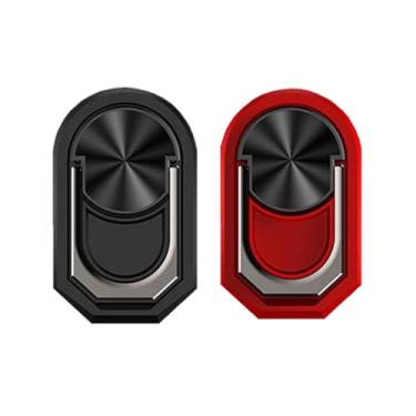 Imagem de Ranyi [Pacote com 2] Suporte universal de anel giratório de metal 360 compatível com Texas Instruments TI-84 Plus CE/TI-Nspire CX II CAS/Casio fx-CG50 PRIZM/fx-9750GIII Calculadora gráfica colorida