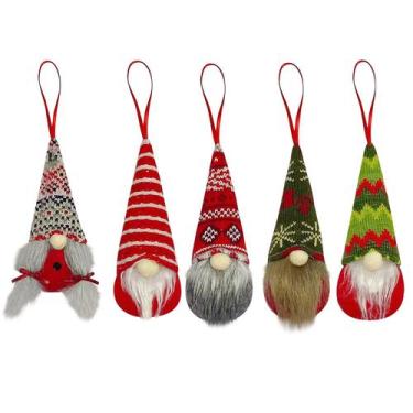 Imagem de Decoração de pelúcia Gnomos de Natal Rudolph Boneca sem rosto Goblin B