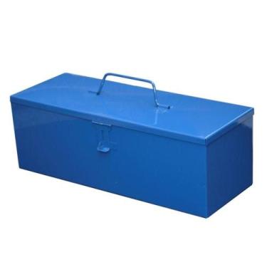 Imagem de Caixa Ferramenta Baú Com Alça E Suporte Pra Parafusos 30Cm - OURO MINA