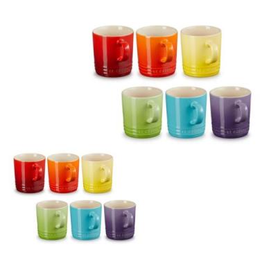 Imagem de Kit le creuset 12 canecas gift collection 100 e 350ml em cerâmica