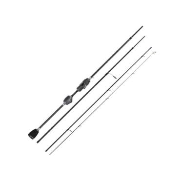 Imagem de Vara de Pesca de Viagem Vara de pesca ultraleve para viagem 0,2-0,8g 24T, anéis fibra carbono, pontas sólidas, acessórios para ferramentas(1.98M 0.2-0.8G)